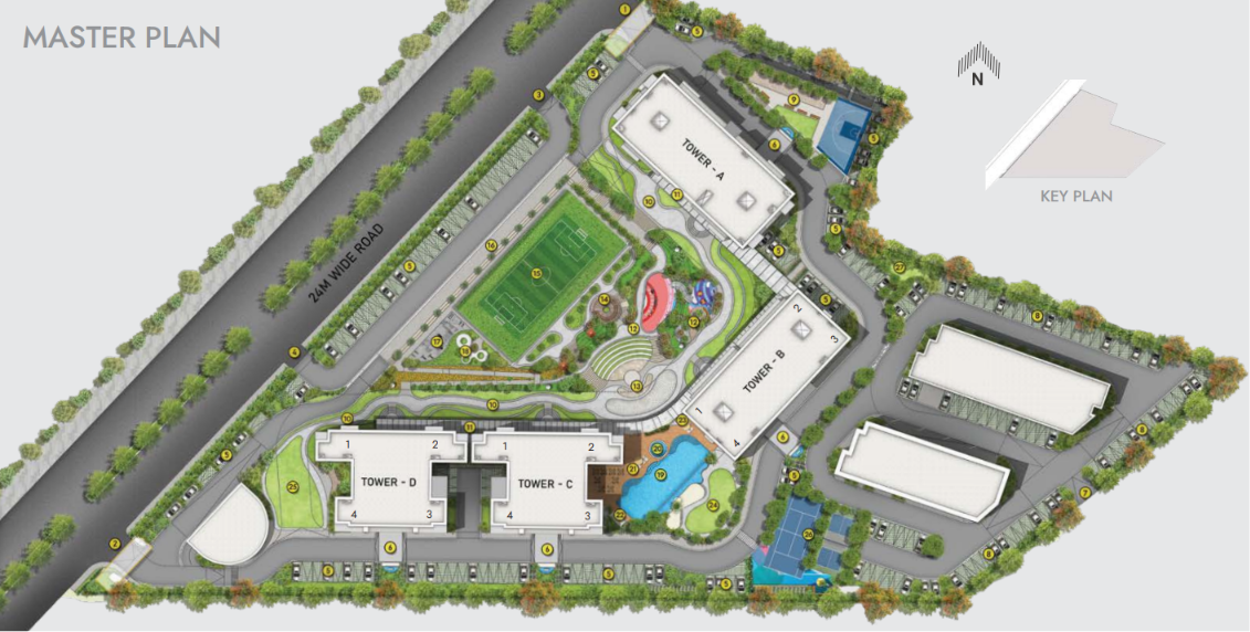 Indiabulls Heights Master Plan Map